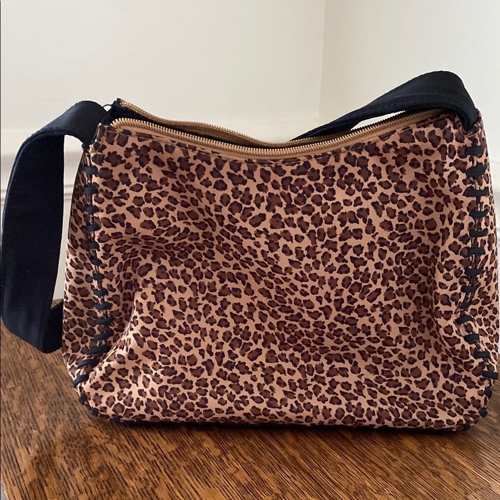 Liz Claiborne Leopard Print Shoulder Bag